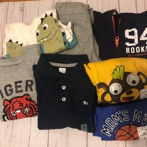 NWT Boys Bundle Size 4 Tops & Bottoms